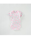 6M Short sleeve Baby Girl Cotton onesie romper bodysuit Soft Breathable Five Beautiful Designs