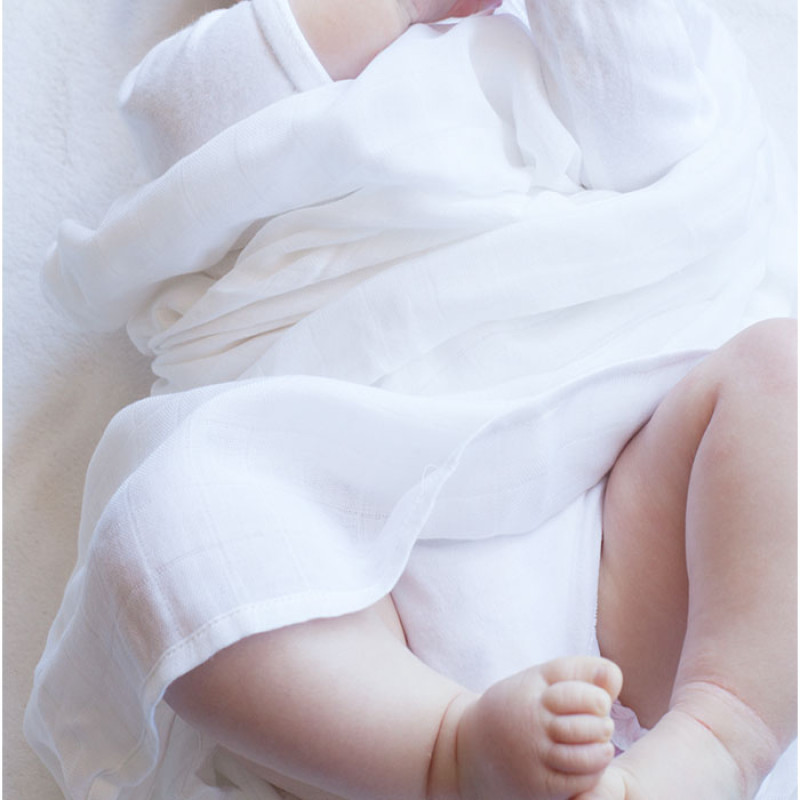 Super Soft Premium 100% Bamboo Muslin Swaddle Blanket for your Baby. Softest Swaddle Guaranteed !