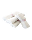 Bamboo White Washcloth 25x25 cm 6 Ultra-Soft washcloth for Sensitive and Delicate Skin