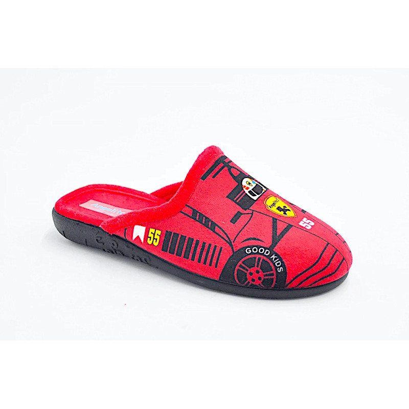 Made in Spain Formula 1 Slipper Boys EU28-EU32 Red