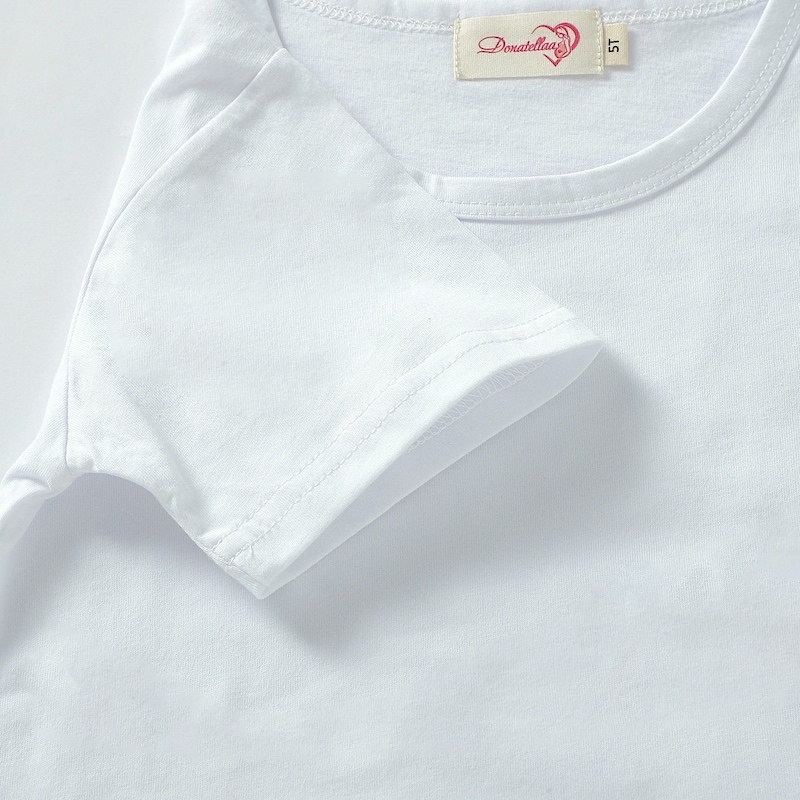 Boys Organic Cotton 2Y-7Y White Short Sleeve Undershirt