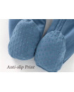 Organic Cotton Onesie 0-24M Baby Bodysuit Sleepers Footed Anit-slip Two Way Zipper Long Sleeve