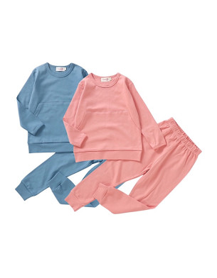 2Y-7Y Soft Organic Cotton Autumn Spring sweatshirt and pants BS27F-D