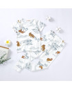 Pajama Set 2Y-7Y Organic Cotton O-neck Super Soft And Breathable Tiger HY6007-24