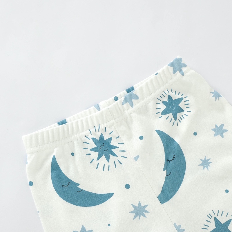 Pajama Set 2Y-7Y Organic Cotton O-neck Super Soft And Breathable Moon JY9503-11