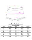 Little Girls 2Y-7Y Set of 3 Boxer Brief Underwear combed cotton PJ101 rainbow group H370