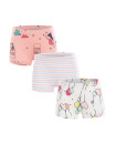 Little Girls 2Y-7Y Set of 3 Boxer Briefs Underwear combed cotton-PJ103-Balloon group H370