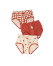 Girls 2Y-10Y Soft Combed Cotton Pack of 3 Cool Breathable underwear Briefs SJ555 Little Girl H979