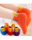 Smiley colorful socks 3Y-12Y summer 5pack breathable Cotton mesh socks