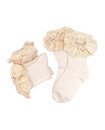 Girls 3 Pairs White 3Y-8Y Cotton Frilly Socks KS94