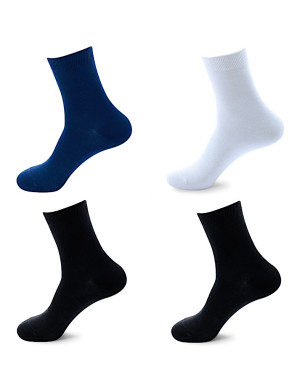 Unisex Anti-Odor EU 38-45 Bamboo Socks Super Soft Premium 4 Pairs