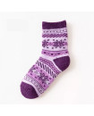 winter 1-12 Years Thick Thermal Unisex children's socks warm wool Blended socks 8 pairs