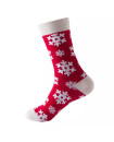 Women 5 Pairs EU36-40 High Quality Cotton christmas design holiday Socks