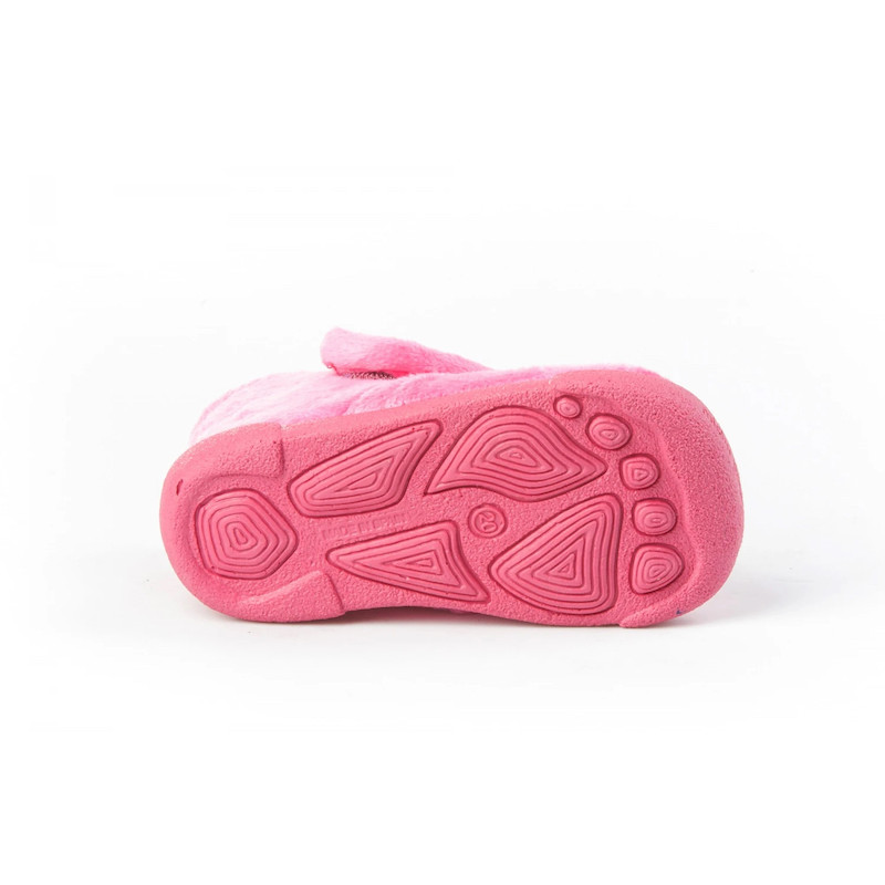 Made in Spain EU20-23 Baby Girl Non Slip Velcro Bootie Shoes Fuchsia