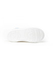 Made in Spain White Canvas EU25-EU30 Sneakers velcro closure non Slip Rubber