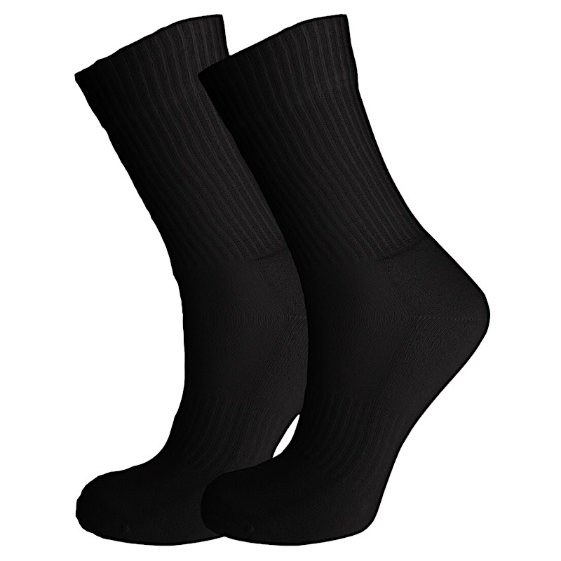 Made in Portugal Organic Cotton Socks EU 35-46 Crew Socks Soft and Breathable Black White Color