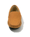 Toddler Moccasin Shoes EU22-25 Size Suede leather Rubber anti slip Brown