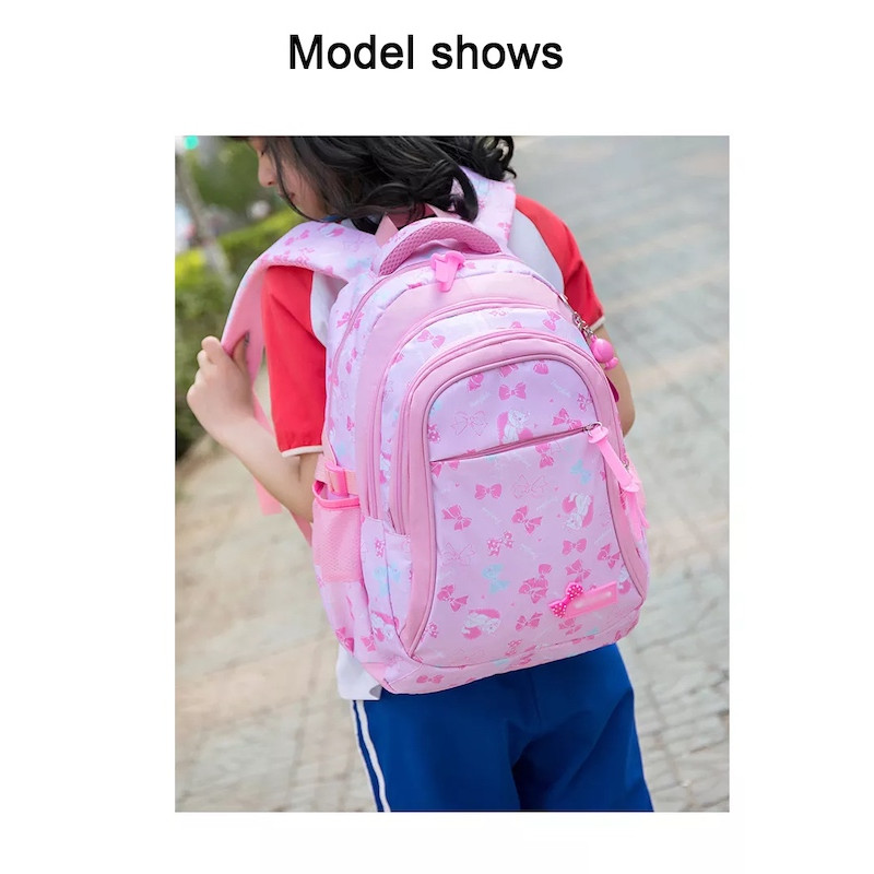 Girls School Backpacks with durable and plenty capacity Pink 