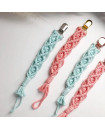 Baby Colorful Crochet Rope Non-Slip Pacifier Chain