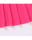 Girls 2T-10Y Summer Bamboo Twirl Dress Short Sleeve Fuchsia
