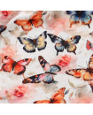 Butterfly Design Organic Cotton Girls Twirl Dress 2Y-10Y short sleeve 