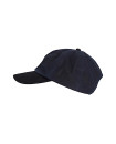 Made in UK Wax Stallington Baseball Cap with Suede Leather Peak One-Size Navy