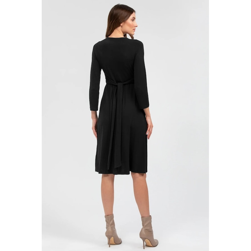 Made in Italy MADONNA DI CAMPIGLIO Black Maternity and Nursing Dress
