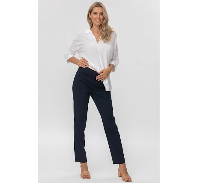 HARRY Slim Fit Pants for Office Navy