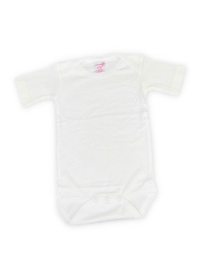 6M Short Sleeve Breathable Bamboo Cotton All Season Baby Onesie Romper Bodysuits I7030