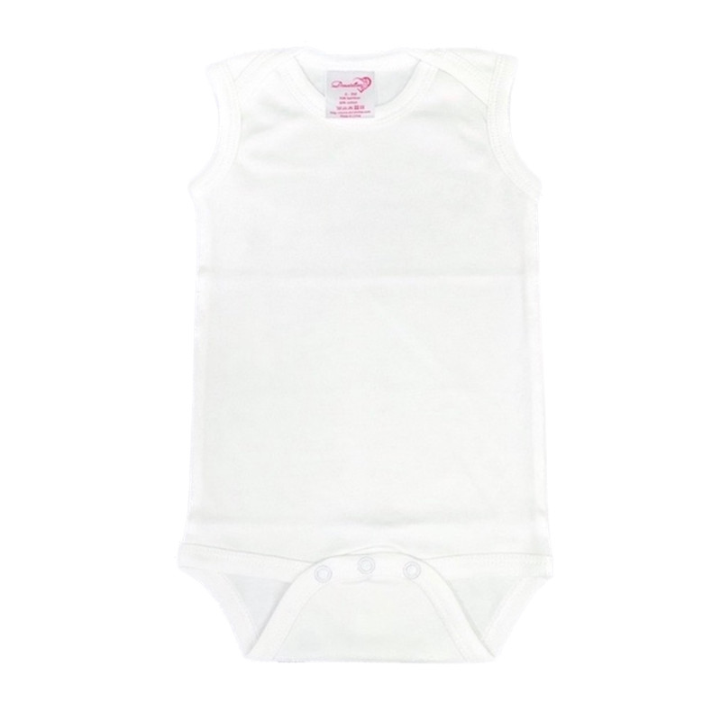 3M Sleeveless Breathable Bamboo Cotton All Season Baby Onesie Romper Bodysuits I7030