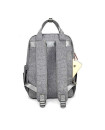 Multi Functional Large Capacity Diaper Bag Backpack with Two Stroller Straps , USB Charging Port ,Padded laptop pocket