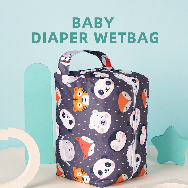 Water Proof Diaper pods , Wet bag Animal Design