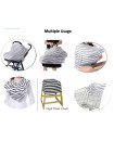 Super Soft Bamboo Rayon All-in-1 Stretchy Floral Nursing Cover / scarf ,Baby wrap carrier, Baby seat cover, Shopping Cart Cover, Light Blanket, Stroller Cover, Infinity Scarf, High Chair Cover                                                        