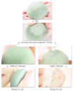 Heart Shape Konjac Sponge face & Body - White,Lavender,Cherry Blossom, Aloe Vera Set of 4 for Baby , Mothers. free of parabens, sulphates & chemicals