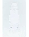 NEWBORN Boy/Girl PERFECT BABY SHOWER GIFT UNISEX  SET of 4 ALL WHITE - 1 Sleevless Onesie, 1 Pair of Gloves, 1 Pair of Socks, 1 Cotton Beanie 