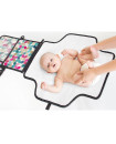 Portable Diaper Changing Pad Built in Head Cushion Waterproof Baby Travel Changing Station Large 109 x 53 cm