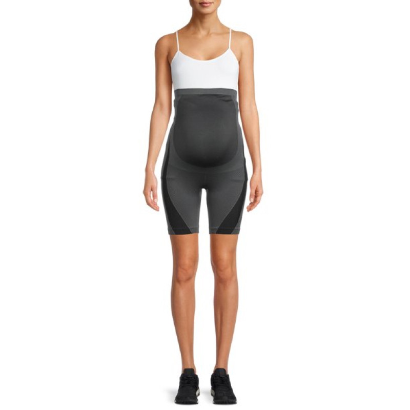 Women S-XL Maternity Shorts Black