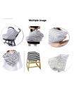 Super Soft Bamboo Rayon All-in-1 Stretchy Star-Nursing Cover, Stroller Cover / scarf ,Baby wrap carrier, Baby seat cover, Shopping Cart Cover, Light Blanket, Stroller Cover, Infinity Scarf, High Chair Cover 