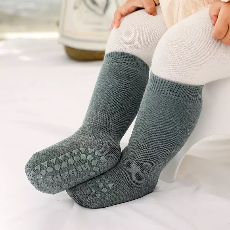 Thicken Terry Winter Baby Anti-Slip Stockings Cotton Kids Stockings Set of 5 Pairs